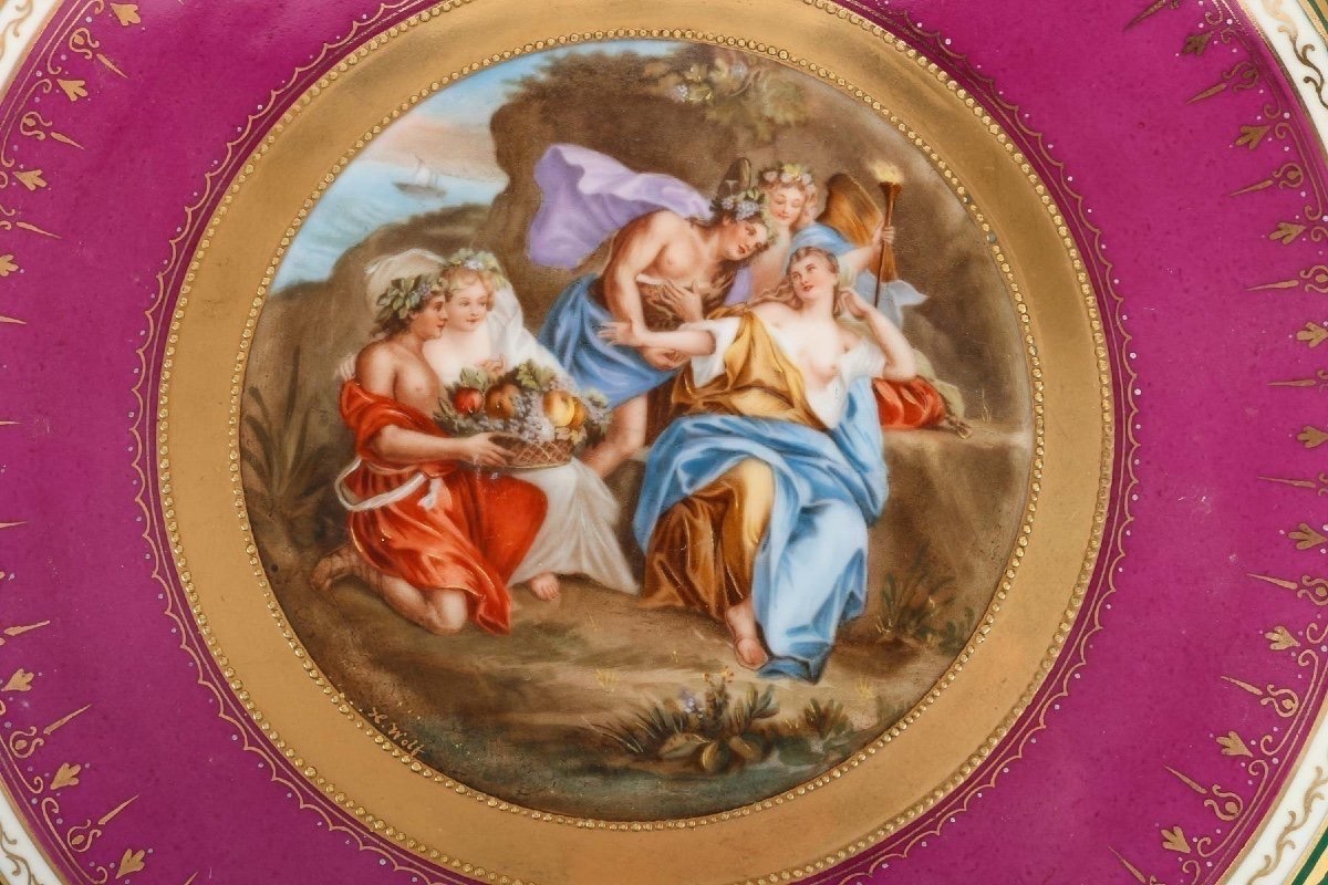 Service à café en porcelaine viennoise -photo-1