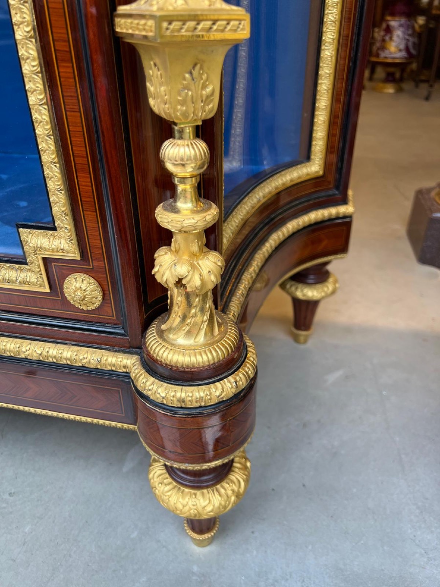 Pair Of Napoleon III Period Furniture, Stamped Fourdinois-photo-5