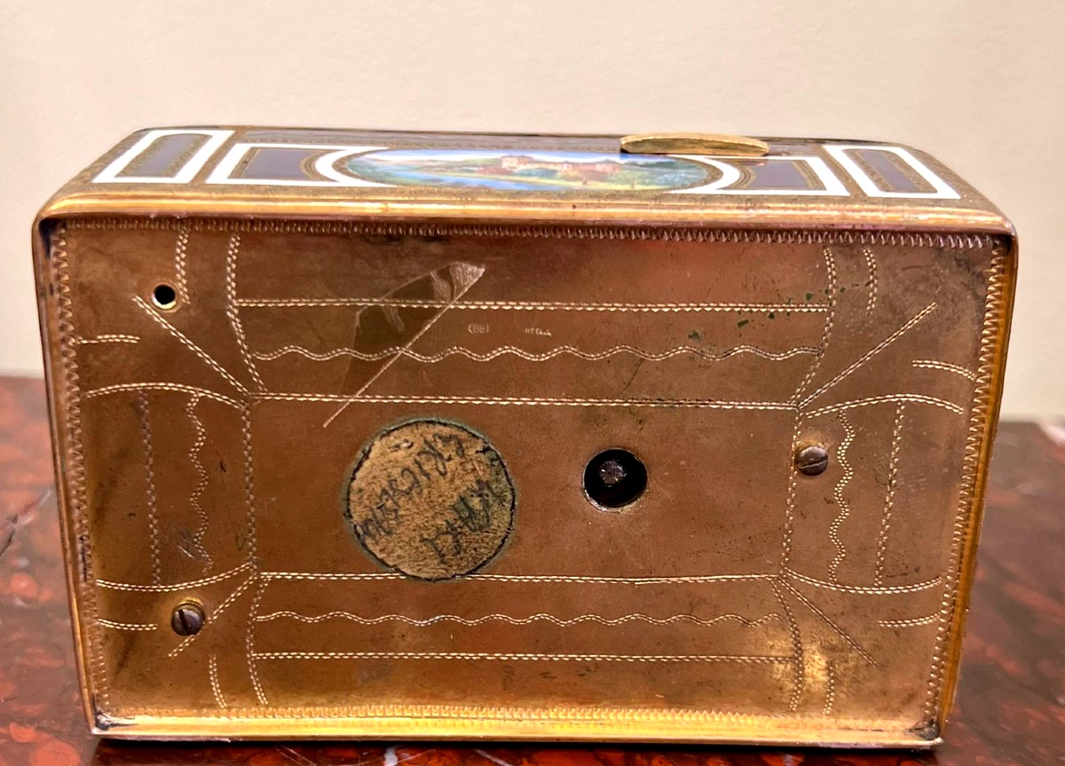 Gilt Bronze And Enamel Singing Bird Music Box – Switzerland, Late 19th Century-photo-1