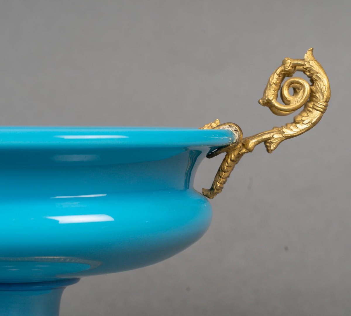 Paire de coupe en opaline, d’époque charles X -photo-3