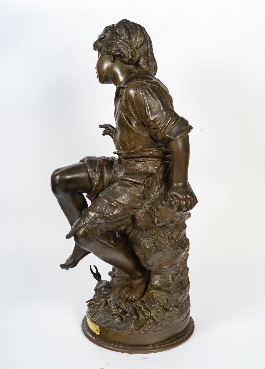 Auguste Moreaux Sculpture - From The 1890s-photo-3