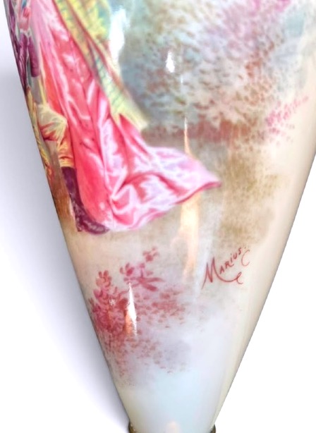 Paire de vases en porcelaine – 19ᵉ siècle-photo-3