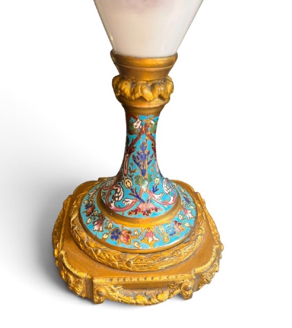 Paire de vases en porcelaine – 19ᵉ siècle-photo-4