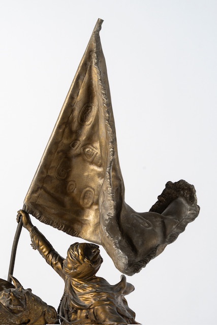 Jean-Baptiste Belloc – Cavalier arabe au drapeau-photo-5
