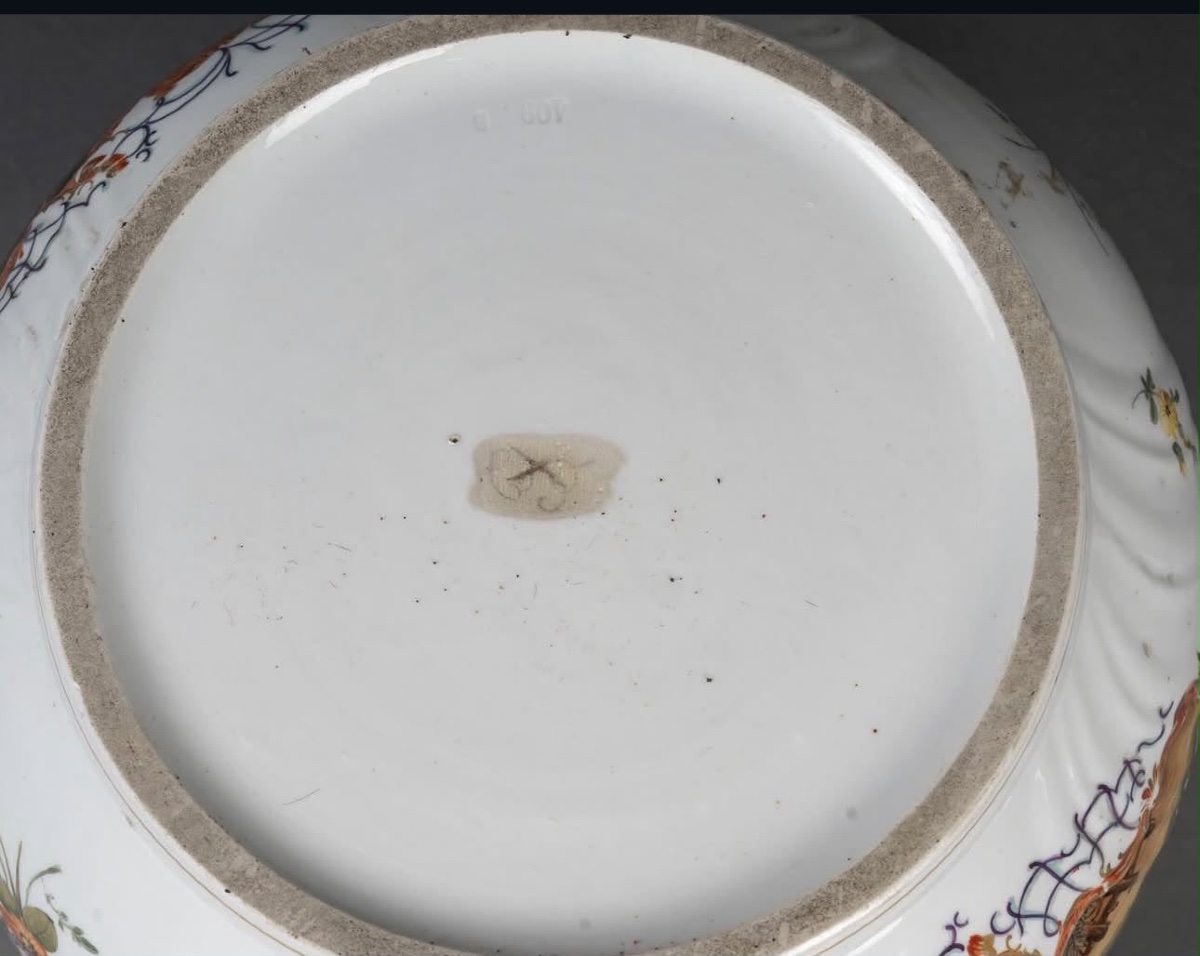 German Porcelain Soup Tureen In The Meissen Style, Late 18th Century.-photo-4
