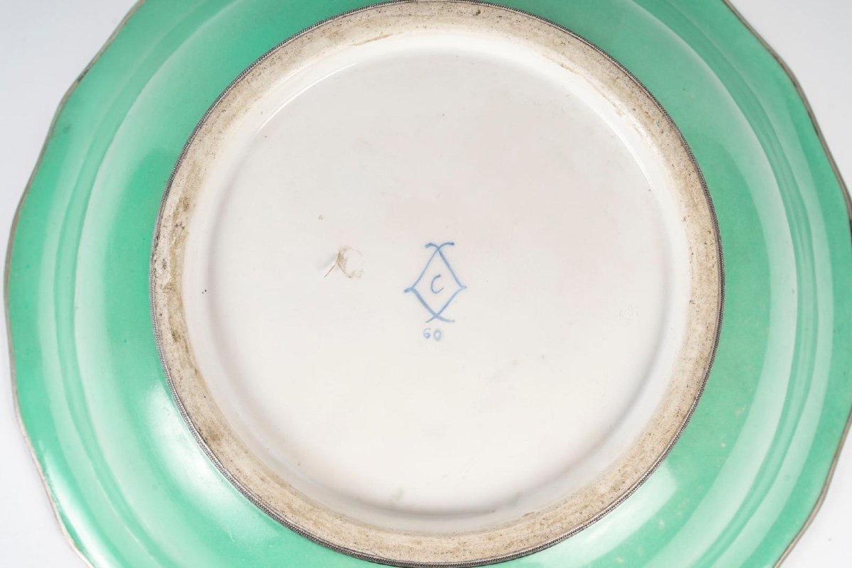 ÉGUIÈRE ET SON BASSIN EN PORCELAINE DE SÈVRES - 19eme siècle -photo-8