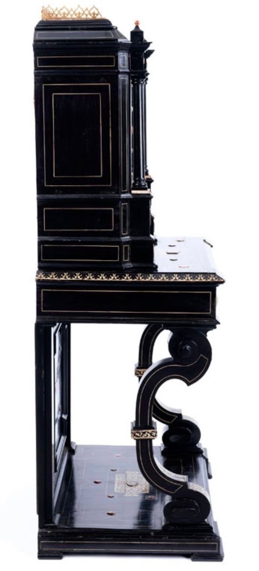 Armoire à deux corps de Ferd. Pogliani, Milan – des années 1800-photo-3