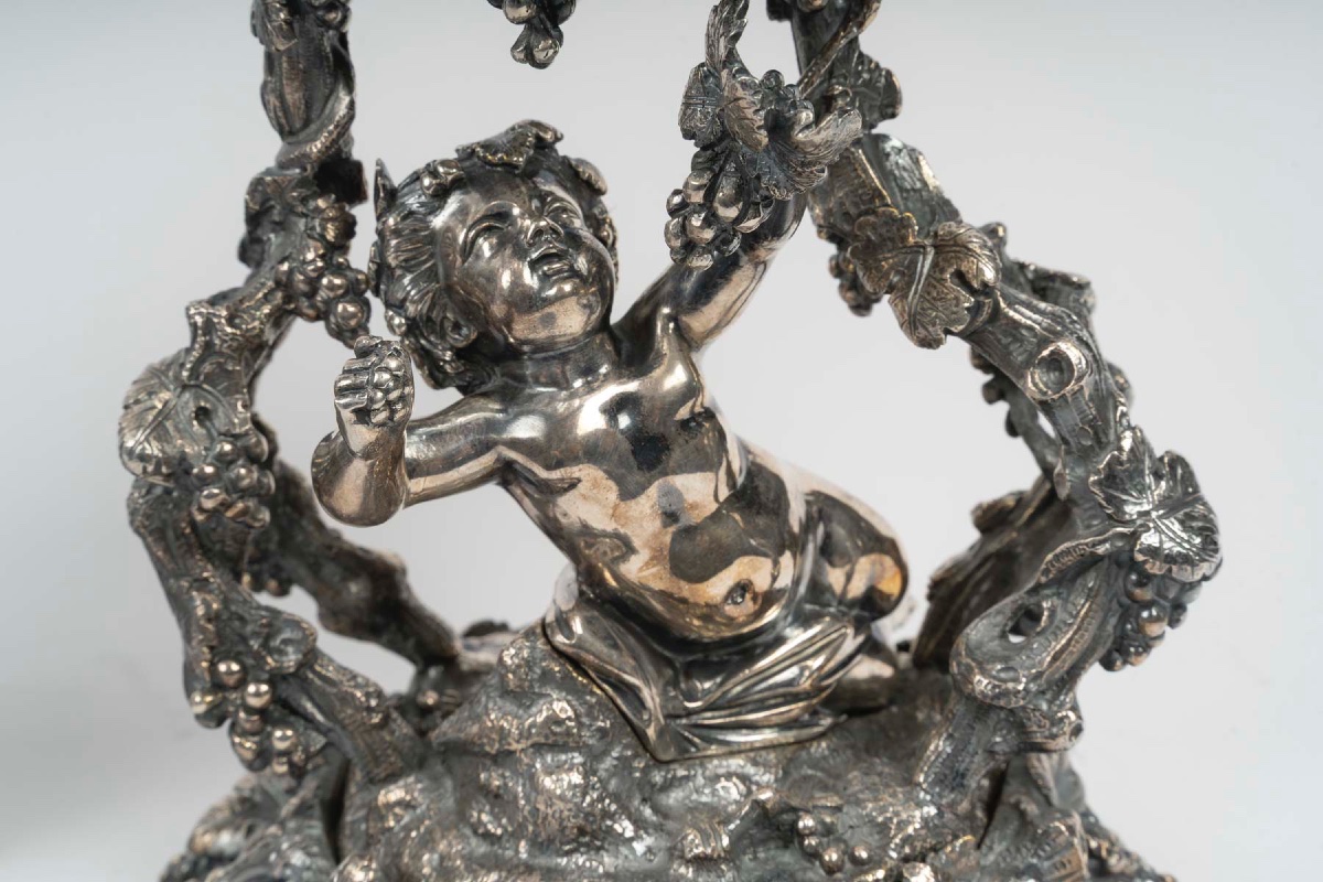 Garniture de table en cristal de baccarat - attribuée à L’Escalier de Cristal, Paris-photo-1
