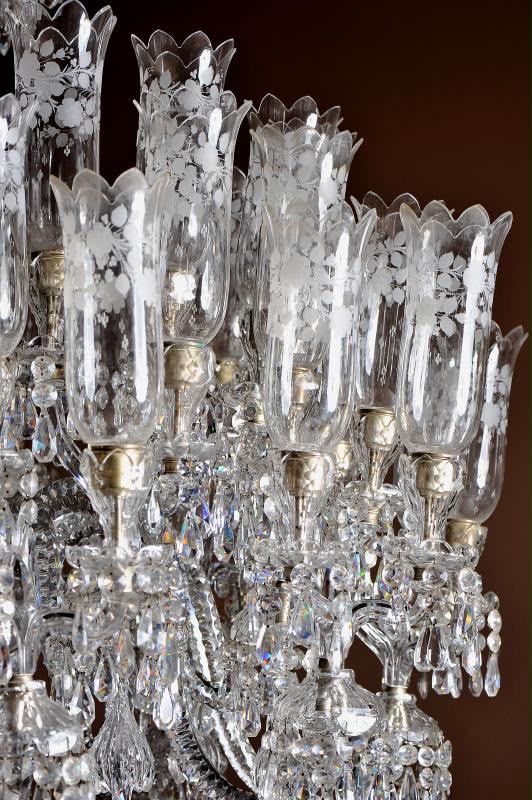 Manufacture De Baccarat  -  Monumental Crystal Chandelier - France-photo-2