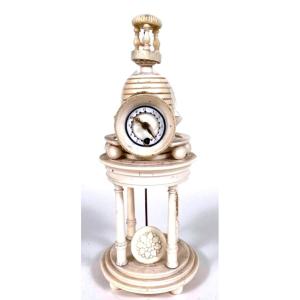 Pendulum Designed In Ivory, 19th Century