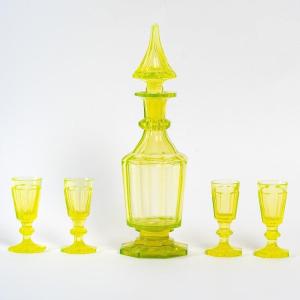 Bohemian Crystal Set, 19th Century.