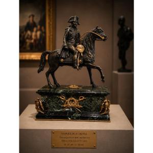 Bronze Of Napoleon On Horseback, Empire Style