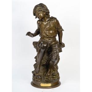 Auguste Moreaux Sculpture - From The 1890s