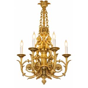 Lustre attribué à Henri Dasson – 19ᵉ siècle