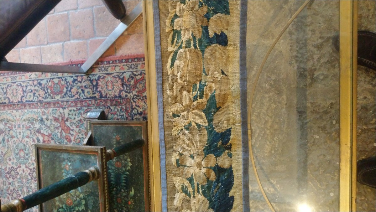 Bandeau De Tapisserie Fin 17e Début 18e -photo-5