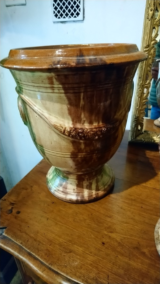 Pair Of Anduze Pots From Maison Boisset, 20th Century -photo-4