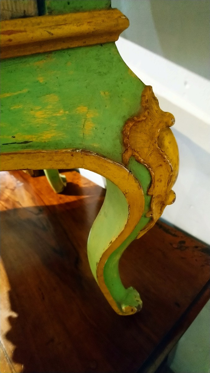 18th Century Venetian Chair With Frame -photo-1