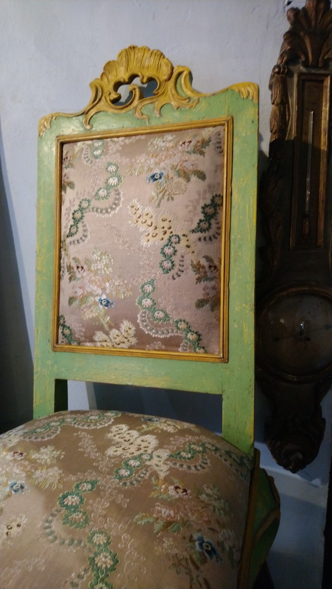 18th Century Venetian Chair With Frame -photo-2