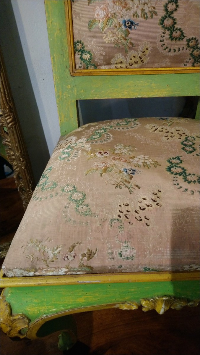 18th Century Venetian Chair With Frame -photo-5