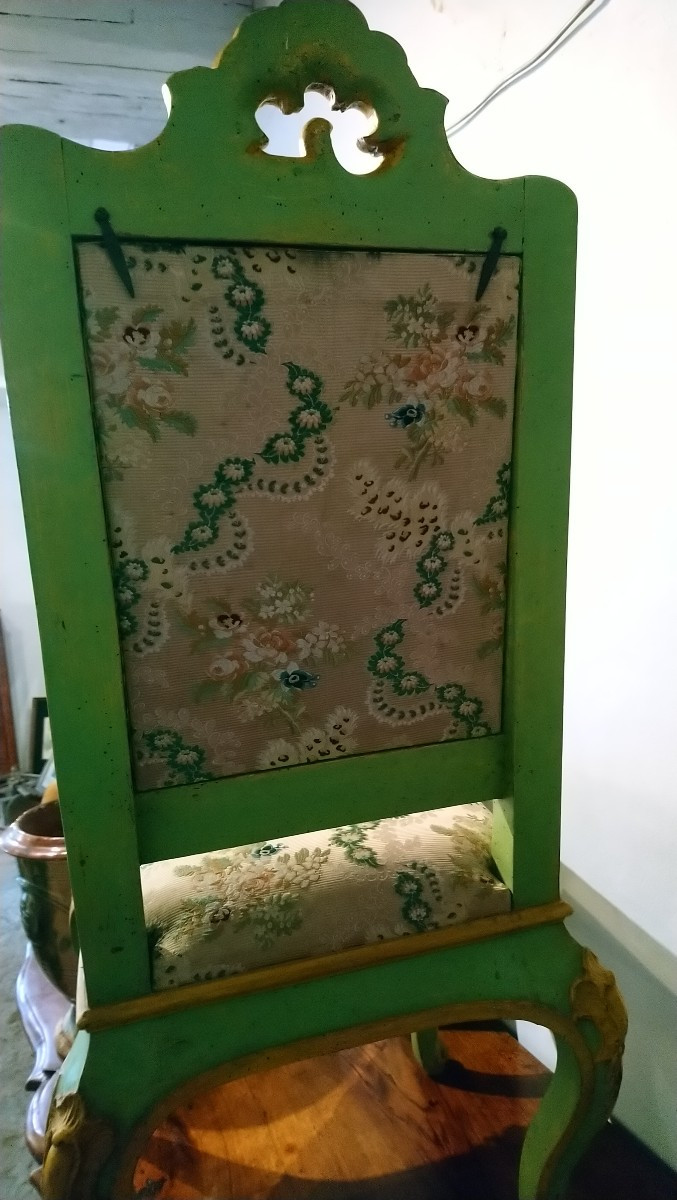 18th Century Venetian Chair With Frame -photo-7