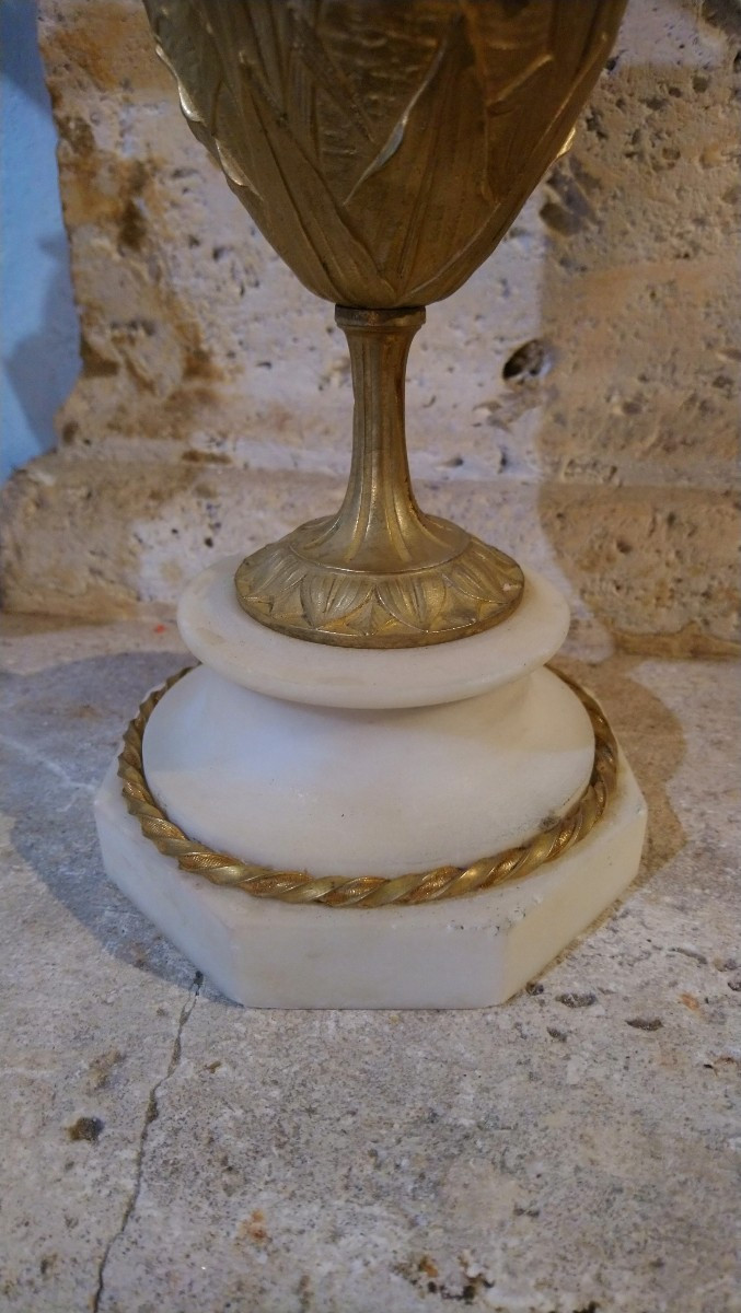 Pair Of Late 19th Century Bronze Candelabra -photo-4