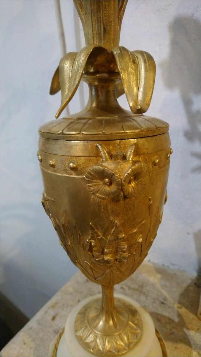 Pair Of Late 19th Century Bronze Candelabra -photo-7