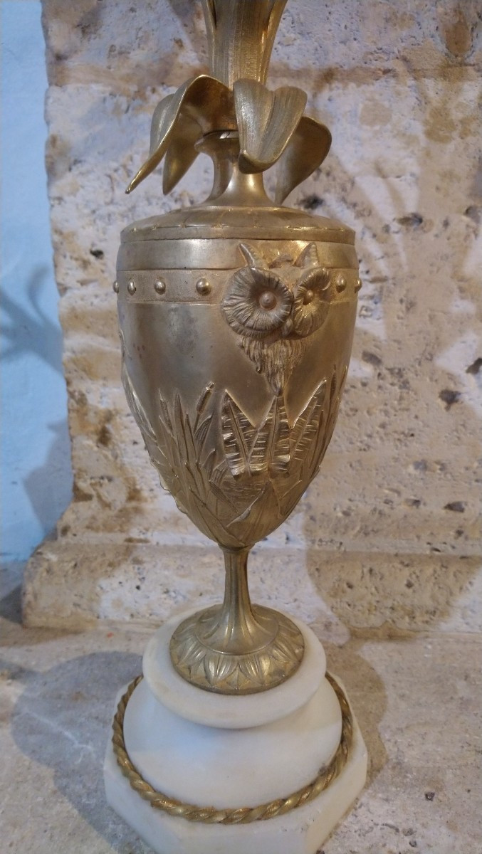 Pair Of Late 19th Century Bronze Candelabra -photo-8