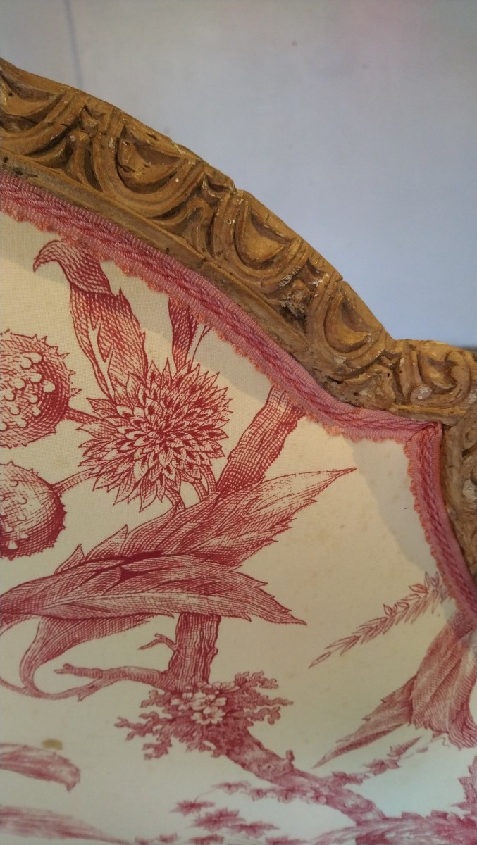 18th Century Wooden Headboard Or Bed Canopy -photo-2