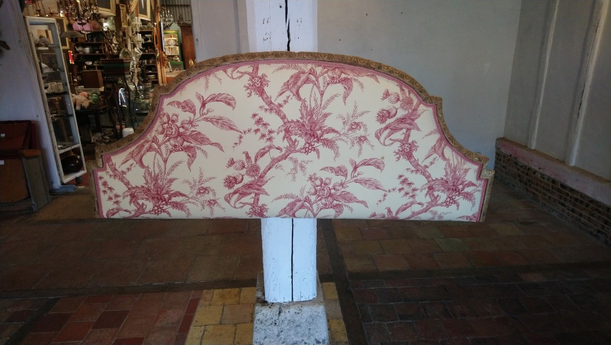 18th Century Wooden Headboard Or Bed Canopy 