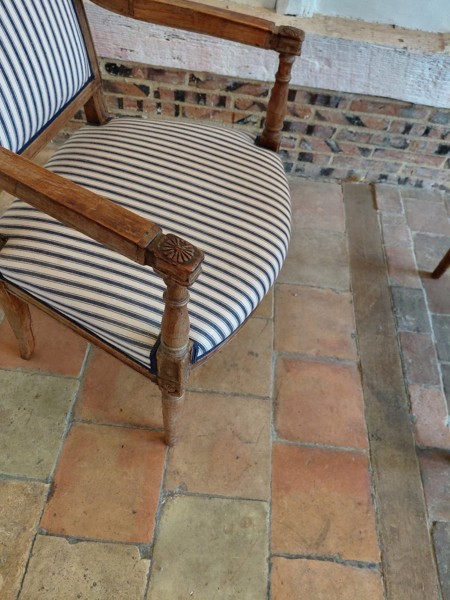 Paire de fauteuils d epoque directoire-photo-5