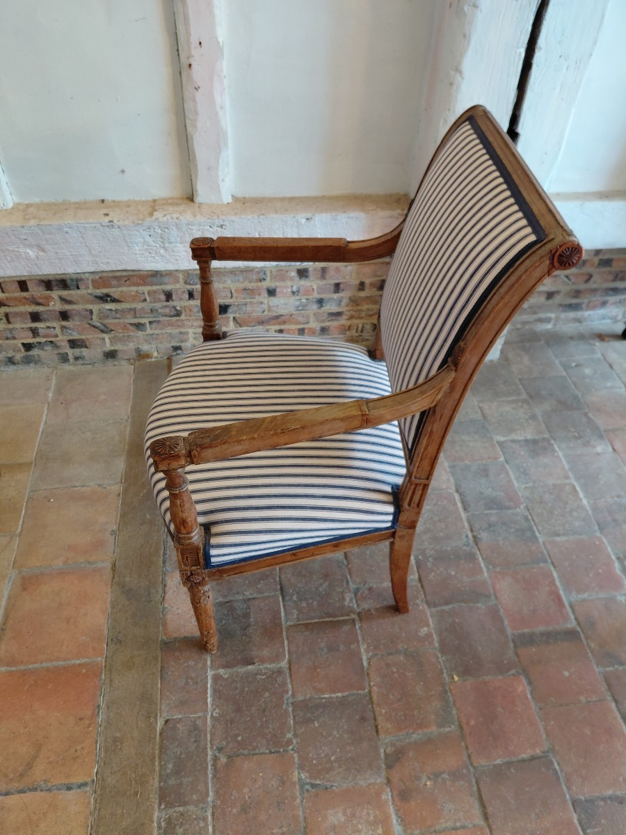 Paire de fauteuils d epoque directoire-photo-6