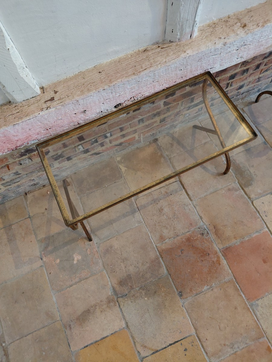 Gilt Iron Sofa Ends, Circa 1940-photo-3