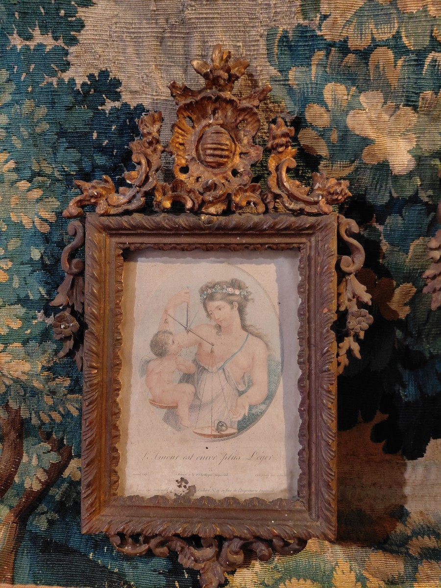 Two Italian Frames, Late 18th/early 19th Century, In Wood, Formerly Gilded -photo-2