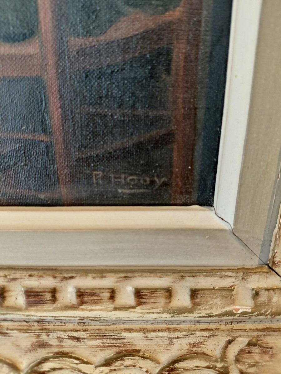 Huile sur toile 20e-photo-1