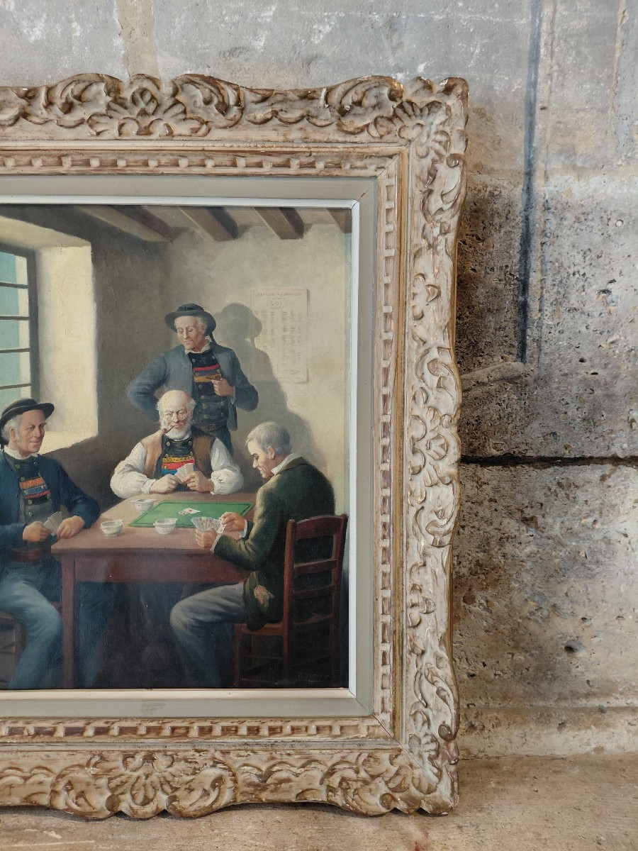 Huile sur toile 20e-photo-2