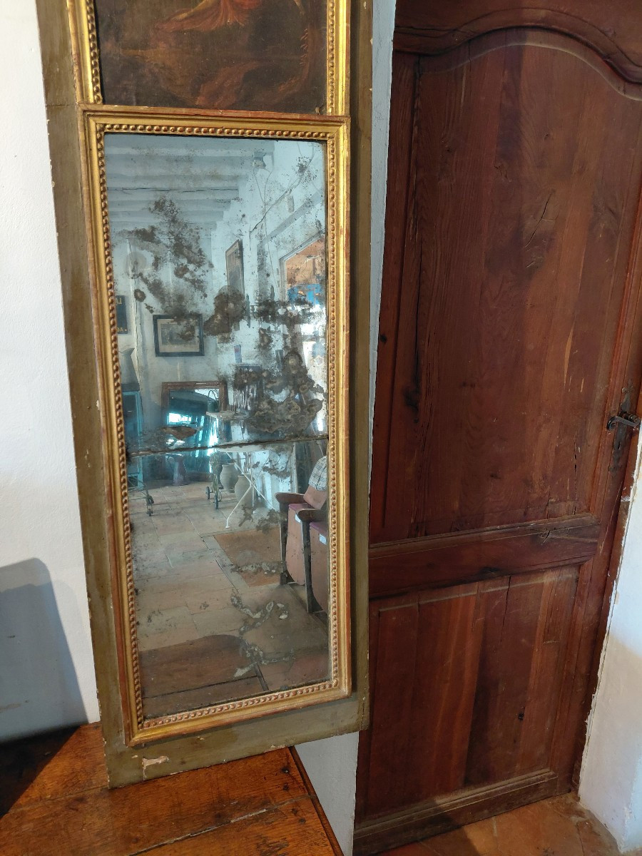 Trumeau Between Two L XVI Late 18th Early 19th-photo-2