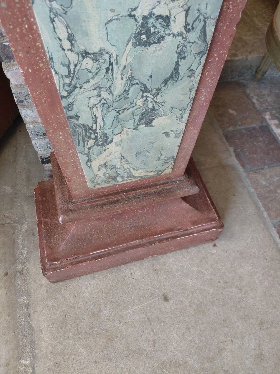 Scagliola Sheath Italy 19th Century-photo-2