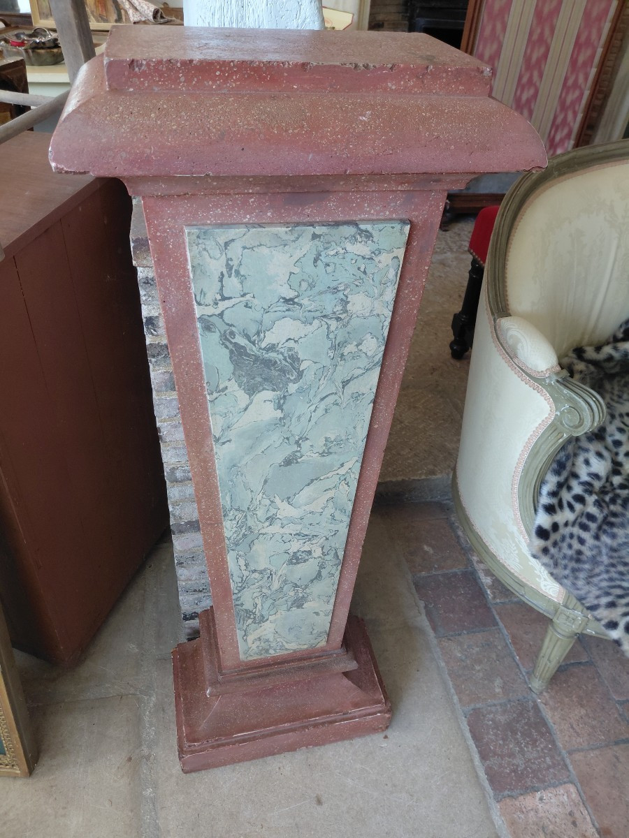 Scagliola Sheath Italy 19th Century