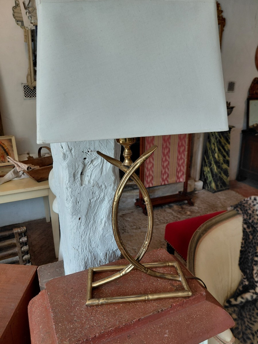 Brass Lamp Circa 1970