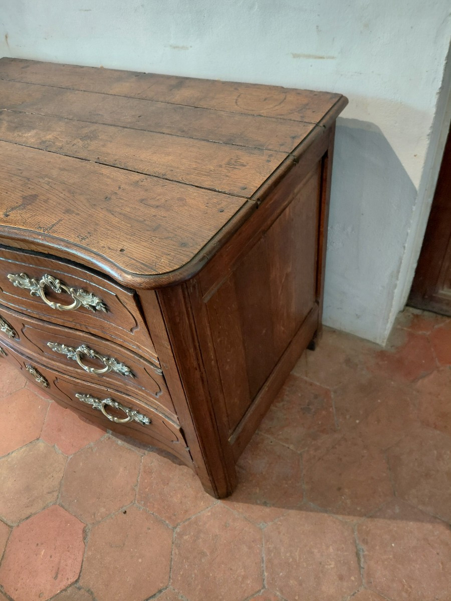 18th Century Chéne Chest Of Drawers-photo-2