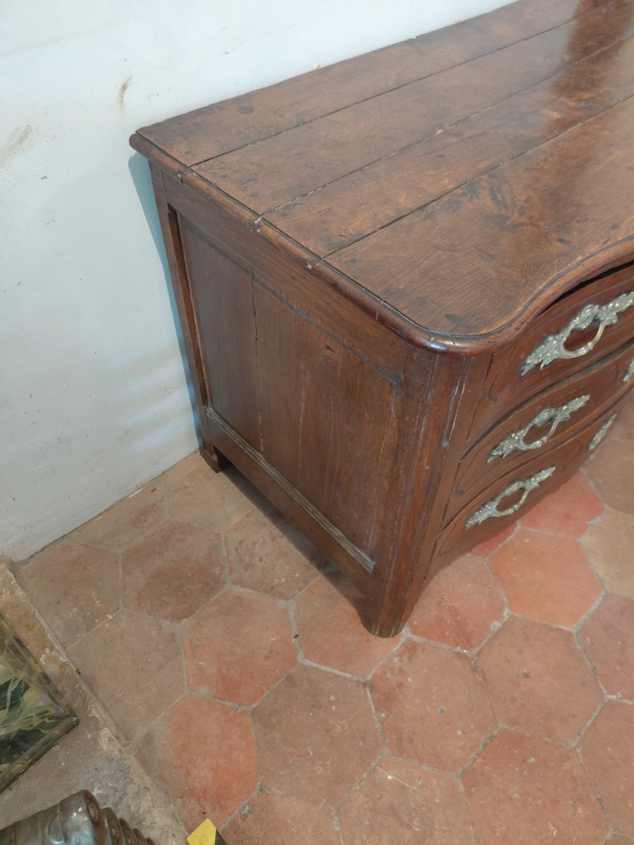 18th Century Chéne Chest Of Drawers-photo-1
