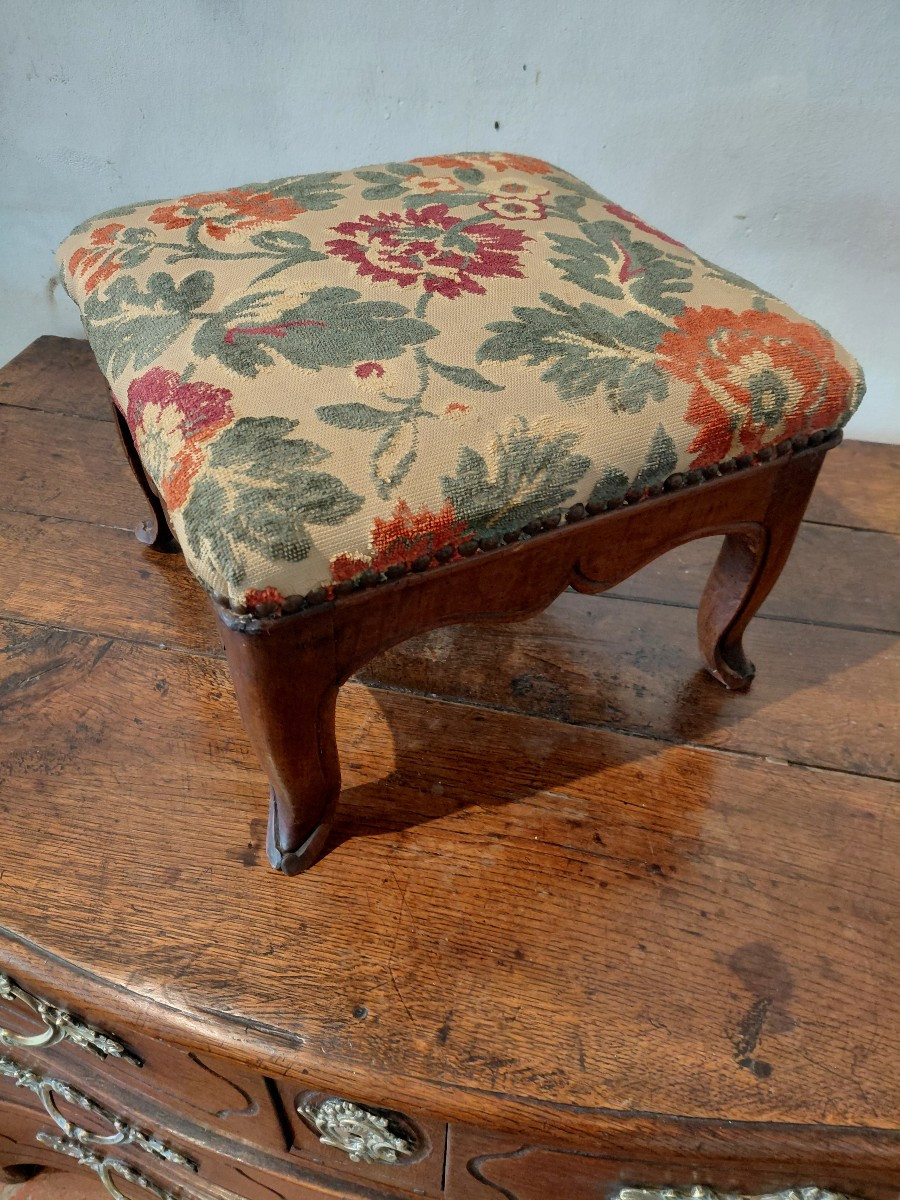 Walnut Stool L XV Provence 18th Century-photo-3