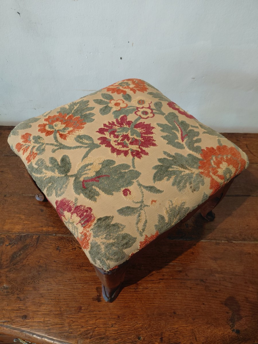 Walnut Stool L XV Provence 18th Century-photo-4