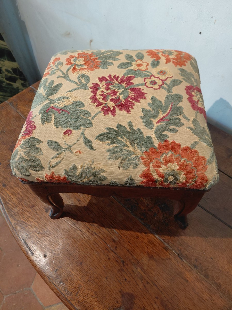Walnut Stool L XV Provence 18th Century-photo-4