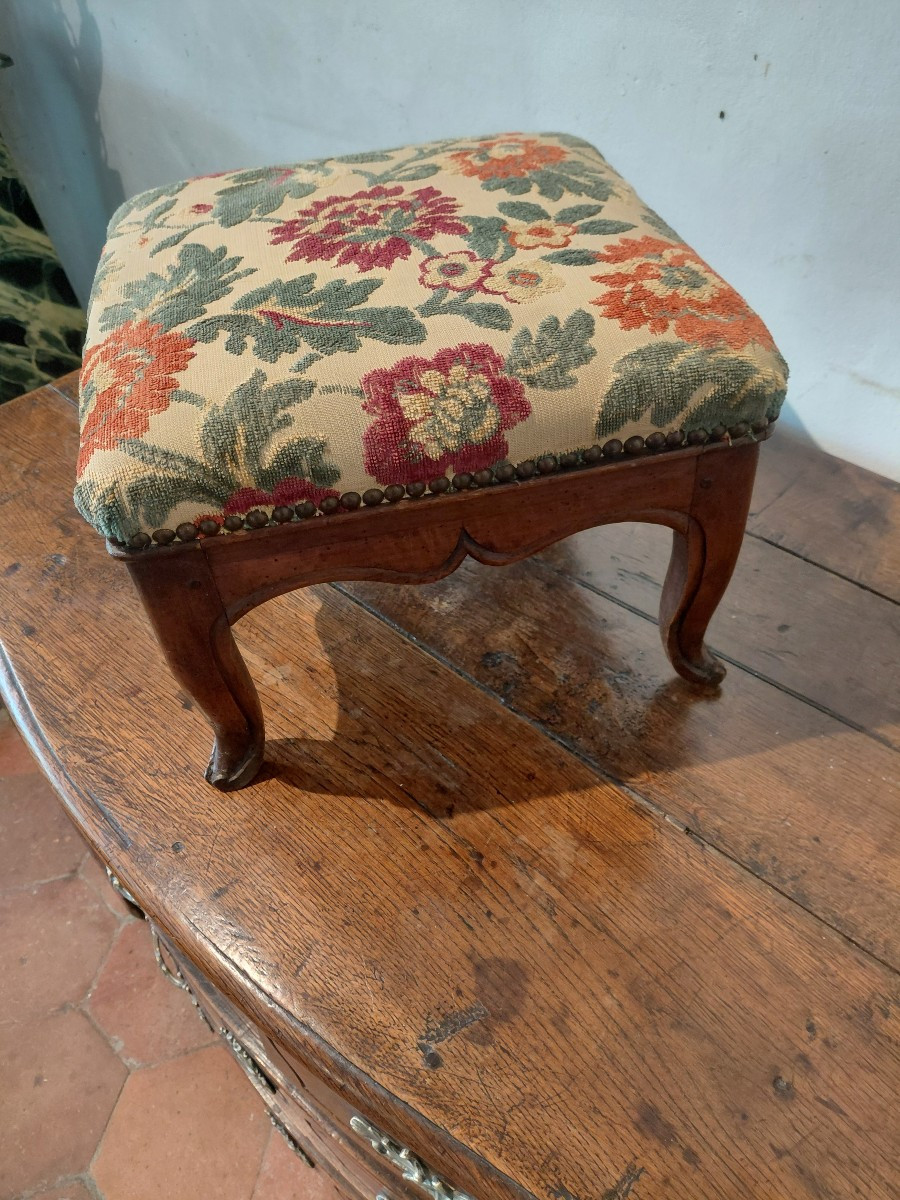 Walnut Stool L XV Provence 18th Century-photo-5