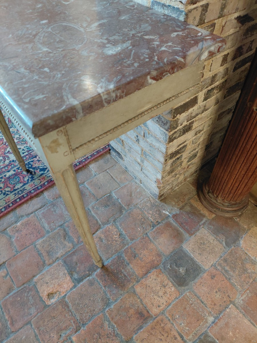 Console d applique en bois peint L XVI directoire fin 18e debut19e-photo-1