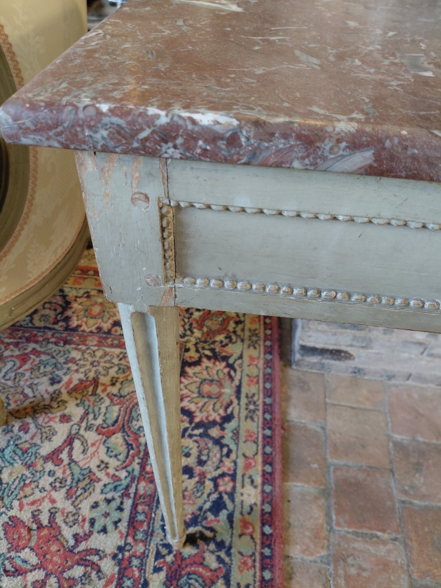 Console d applique en bois peint L XVI directoire fin 18e debut19e-photo-3