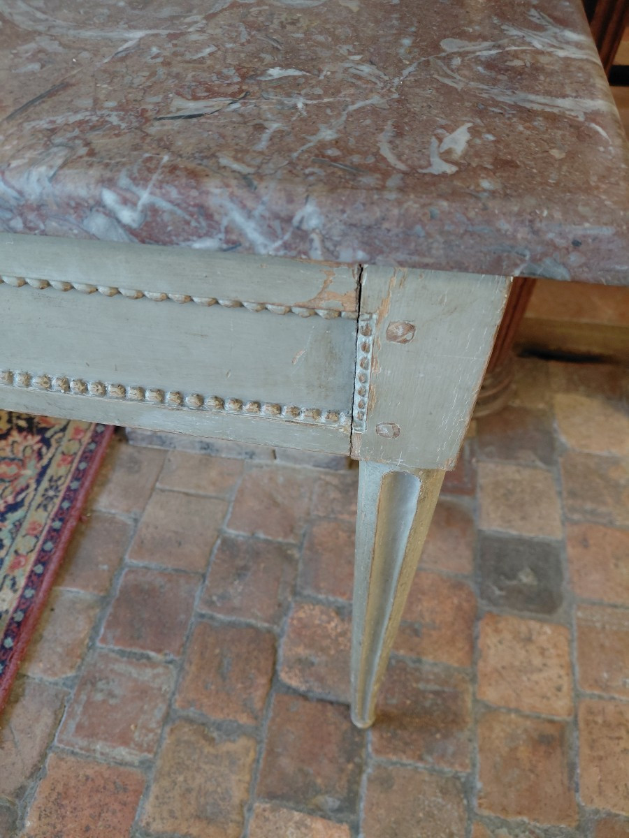 Console d applique en bois peint L XVI directoire fin 18e debut19e-photo-6