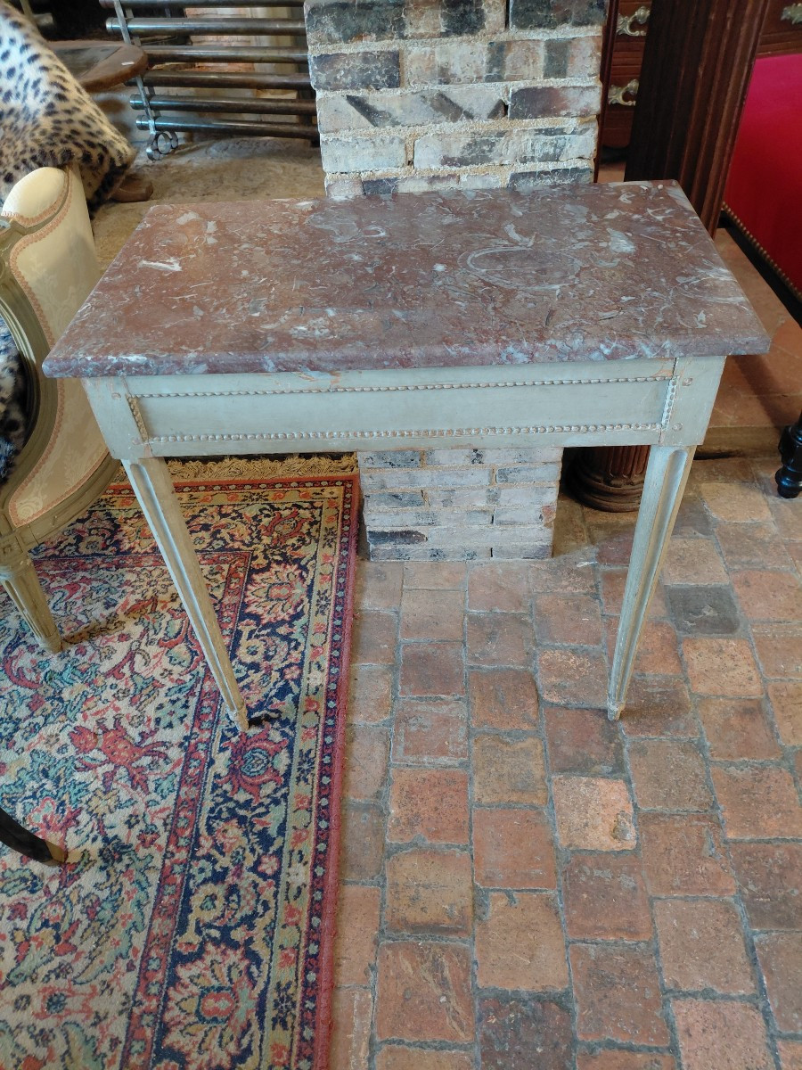Console d applique en bois peint L XVI directoire fin 18e debut19e-photo-7