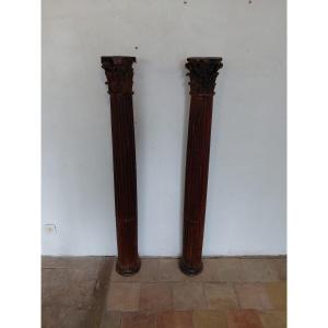Paire de colonnes d epoque Lxvl
